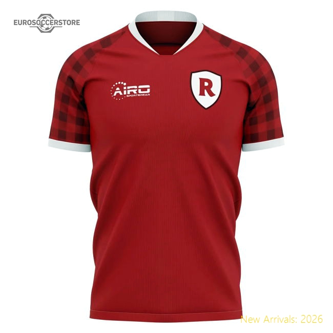 2025-2026 Stade Reims Home Concept Football Shirt - Womens-Vantage Point Soccer